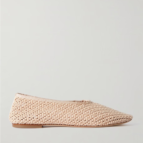 STAUD ALBA BALLET FLAT CREAM CROCHET - Picture 11 of 11